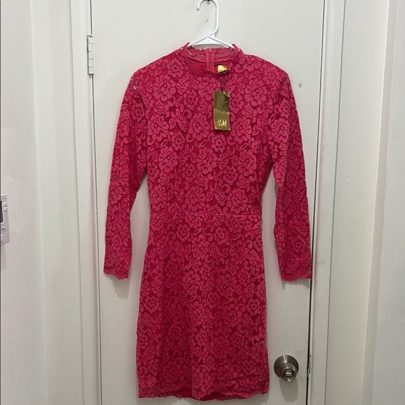 H&M Pink Lace Dress - Picture 1 of 3